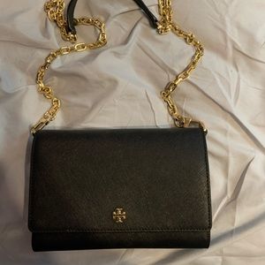 Tory Burch Emerson Wallet on a a Chain